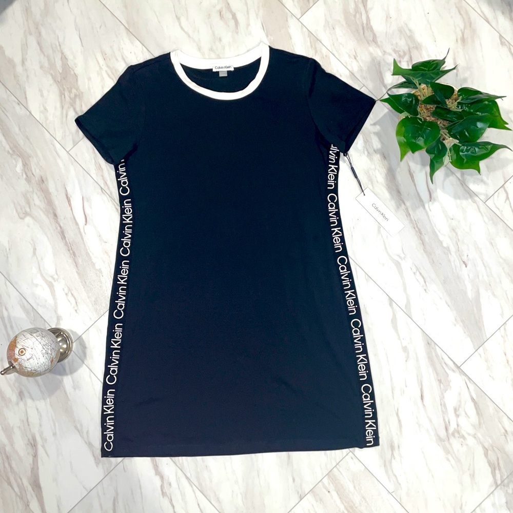 NWT Calvin Klein Women’s Short Sleeve T-shirt Dress Size XL